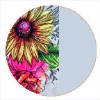 FLORAL SKETCH / PLATINUM