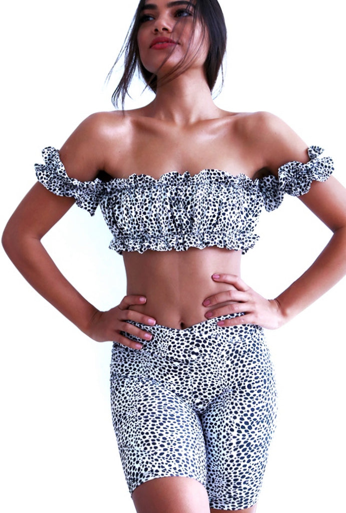 ARCHIVE SAMPLE  - SMALL - HERE KITTY KITTY SHORTS