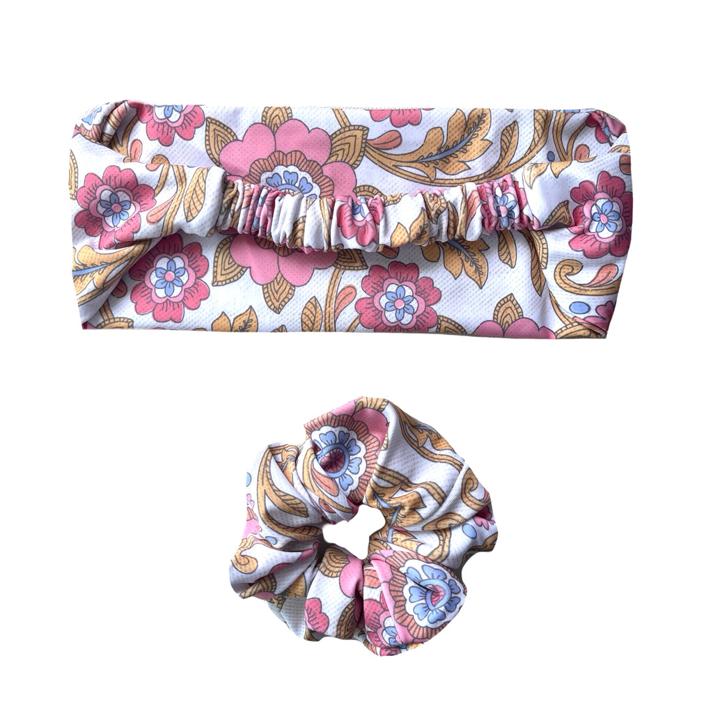 SCRUNCHIE + HEADBAND COMBO - SOUTH HAMPTONS