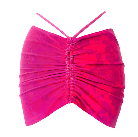 ANKU SWIM SKIRT - FUCHSIA BLAZE