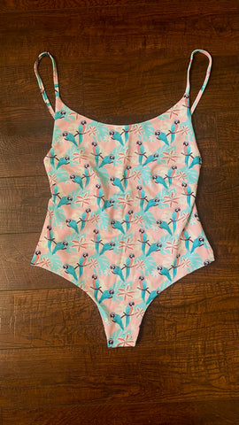 ARCHIVE SAMPLE  - MEDIUM - TROPICAL FLORIDA ONESIE