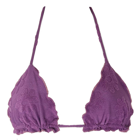 ELISE TOP - JACQUARD TERRY - TWILIGHT LAVENDER