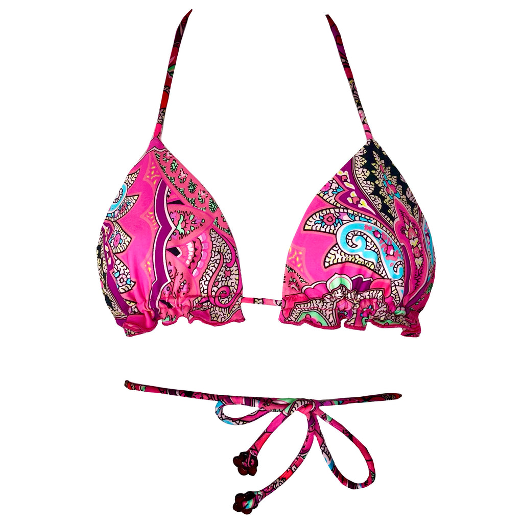 CHER TOP - WATERMELON PAISLEY