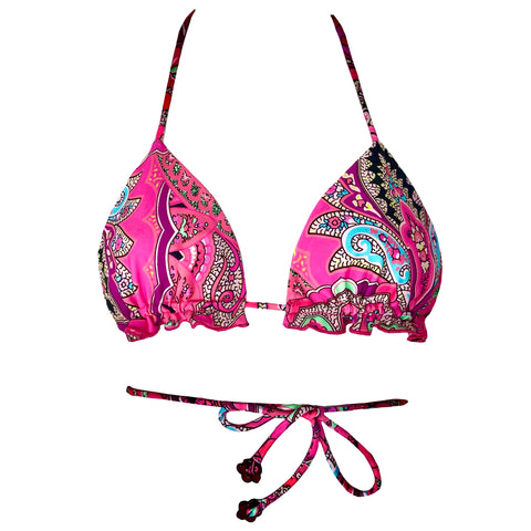 CHER TOP - WATERMELON PAISLEY