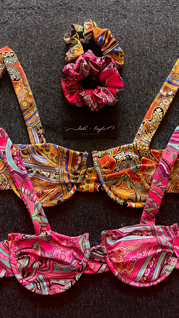 GEORGINA TOP - LEMON PAISLEY