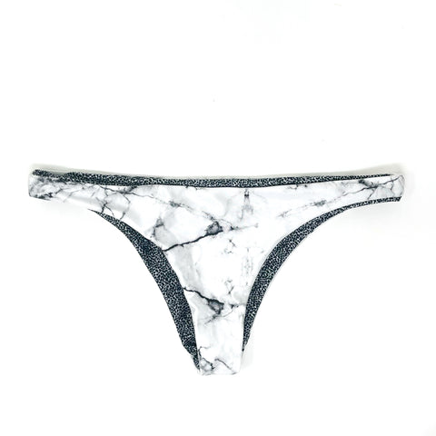 ARCHIVE SAMPLE  - SMALL - WHITE MARBLE BOTTOMS