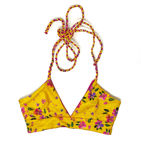 ARCHIVE SAMPLE  - SMALL - YELLOW CERISE TOP