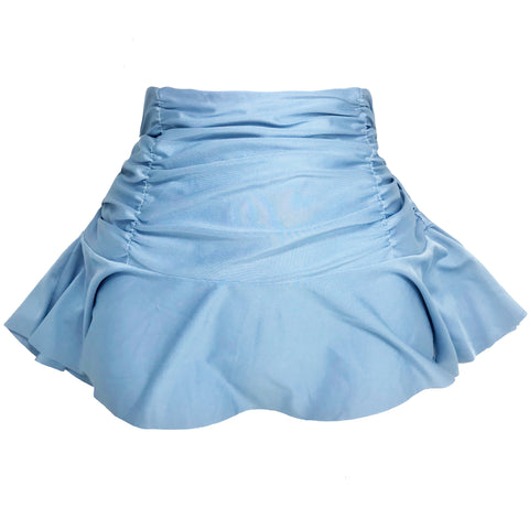 GIDGET SWIM SKIRT - POWDER CLOUD BLUE