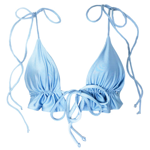 LELE TOP - POWDER CLOUD BLUE