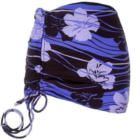 ANKU SWIM SKIRT - HAWAIIAN HIBISCUS / GOTHAM NIGHTS