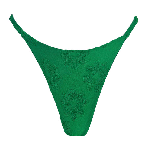 INKA BOTTOM - JACQUARD TERRY - GEN Z GREEN