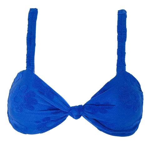 LUCILLE TOP - JACQUARD TERRY - BABE BLUE