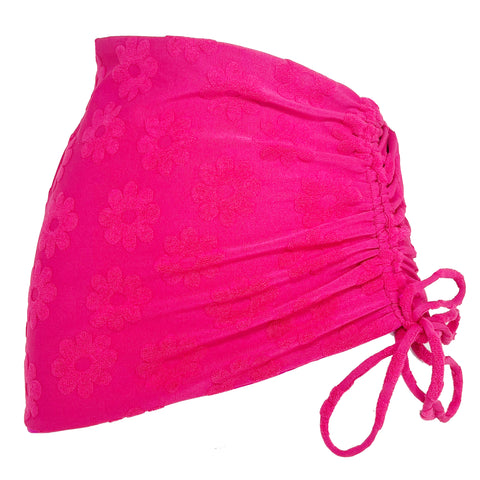 ANKU SWIM SKIRT - JACQUARD TERRY - BARBIE PINK