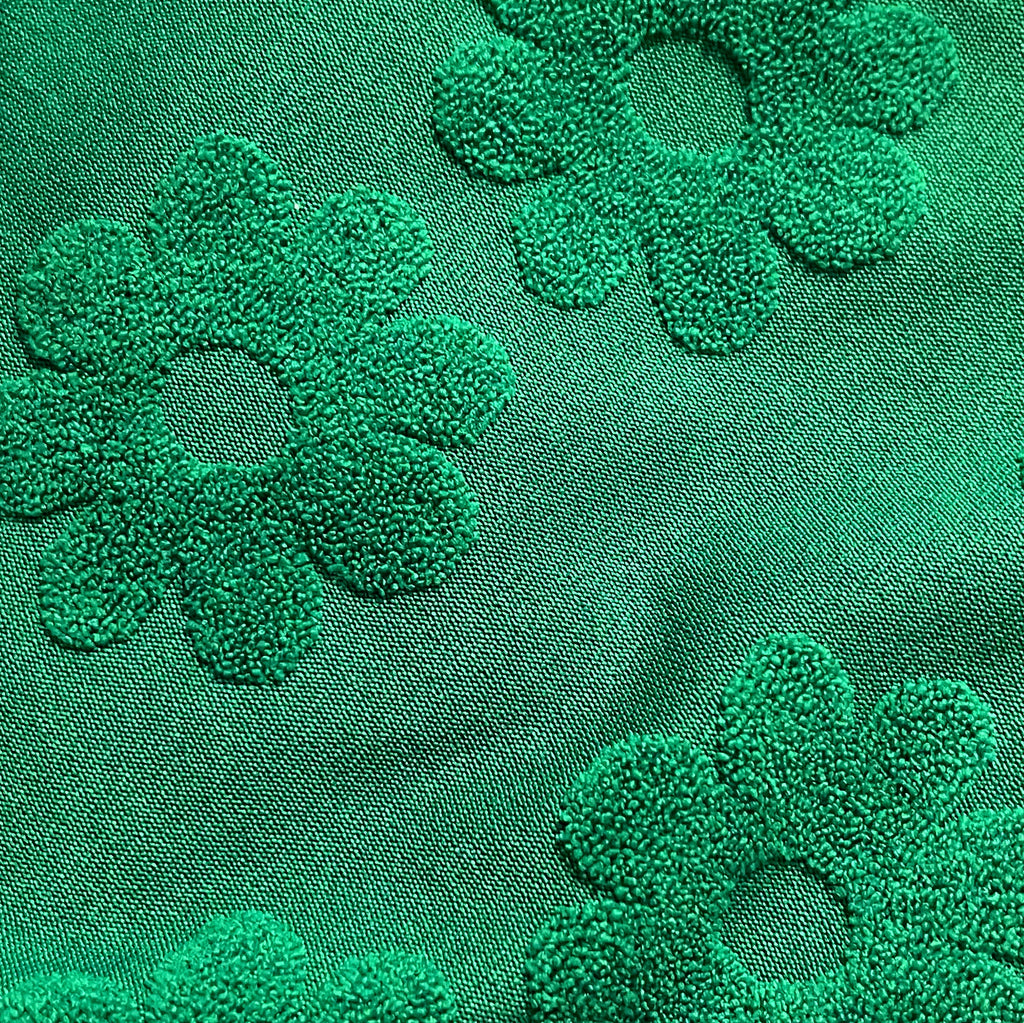 SARONG TOWEL BLANKET - JACQUARD TERRY - GEN Z GREEN