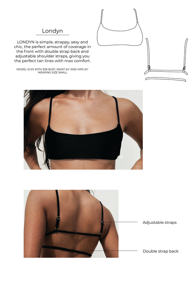 LONDYN TOP - GARDEN PARTY / YACHT CLUB BLUE