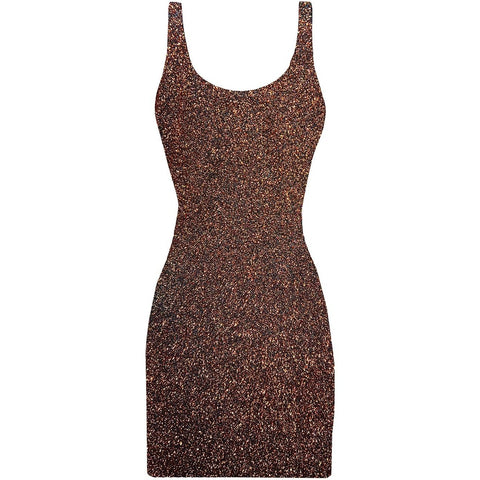 NOELLE DRESS - PRECIOUS COPPER SPARKLE
