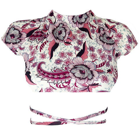 HELENA CROP TOP - SOMETHING PAISLEY