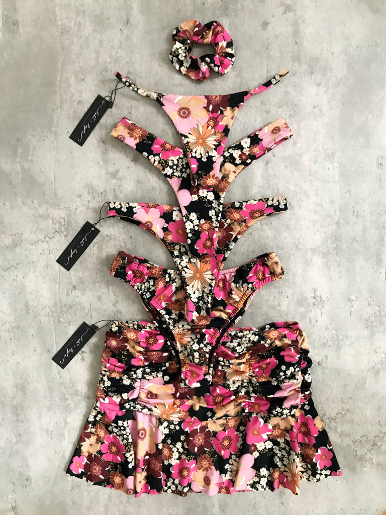 GIDGET SWIM SKIRT - FLORAL FEVER